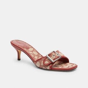 COACH Margot Sandal In Signature Textile Jacquard